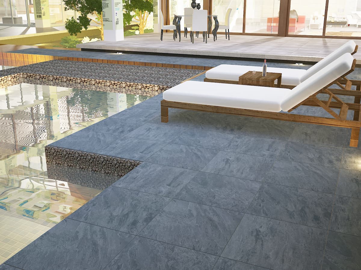 Керамогранит Ocean Ceramic Iran Belstone Antracite 59.7х59.7 20 мм