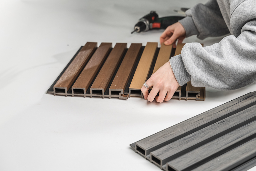 Фасадная (стеновая) реечная панель из дпк CM Wall DUAL, 26x219х3000-4000 мм, CAMEL (КЭМЭЛ)