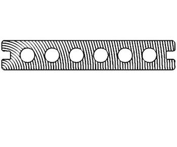 Террасная доска DeckLine Premium 3D-тиснение/двухсторонняя (Темный Венге)